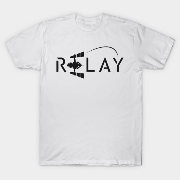 Relay Logo - Black T-Shirt by relay_sc